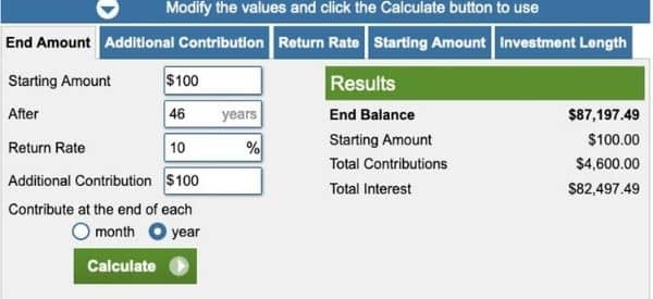 Compound Interest-calculator