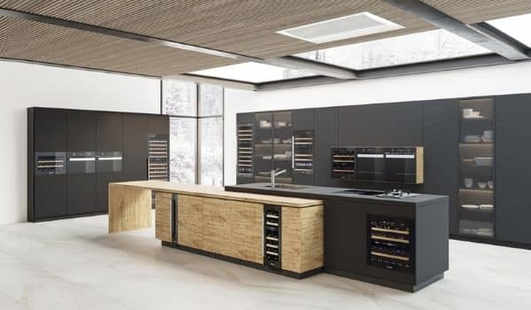 Kitchen Design Trends-wine cabinet