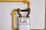 a standard residential gas meter