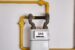 a standard residential gas meter
