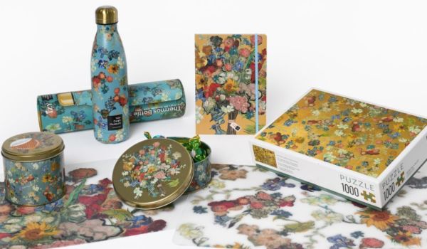 a selection of van gogh inspired merchandise