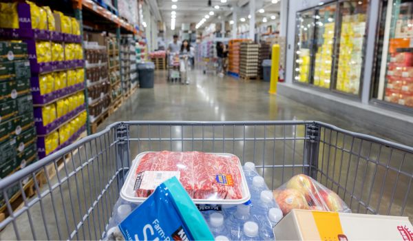 the inside of a costco