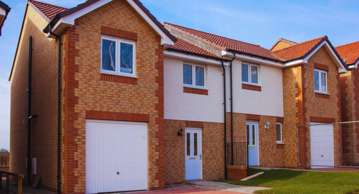 Newly Finished Semi-Detached Houses