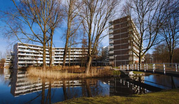 a social housing building in the Netherlands