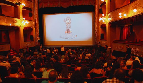 The inside of the Tuchinski Cinema in Amsterdam