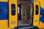 doors open on a dutch train