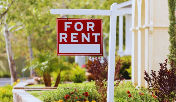 a for rent sign outside a property by someone renting out there home in the netherla nds