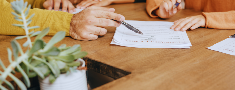 mortgage application documents