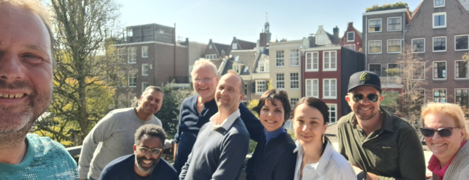 Albert Both and the participants of Dutch Brainwash course in Amsterdam