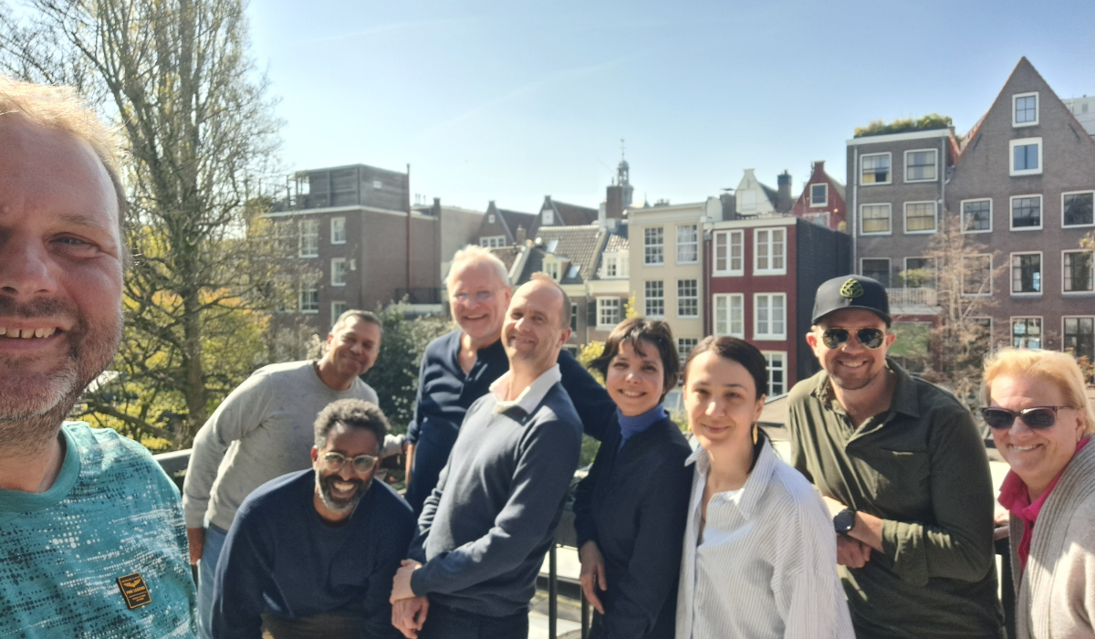 Albert Both and the participants of Dutch Brainwash course in Amsterdam