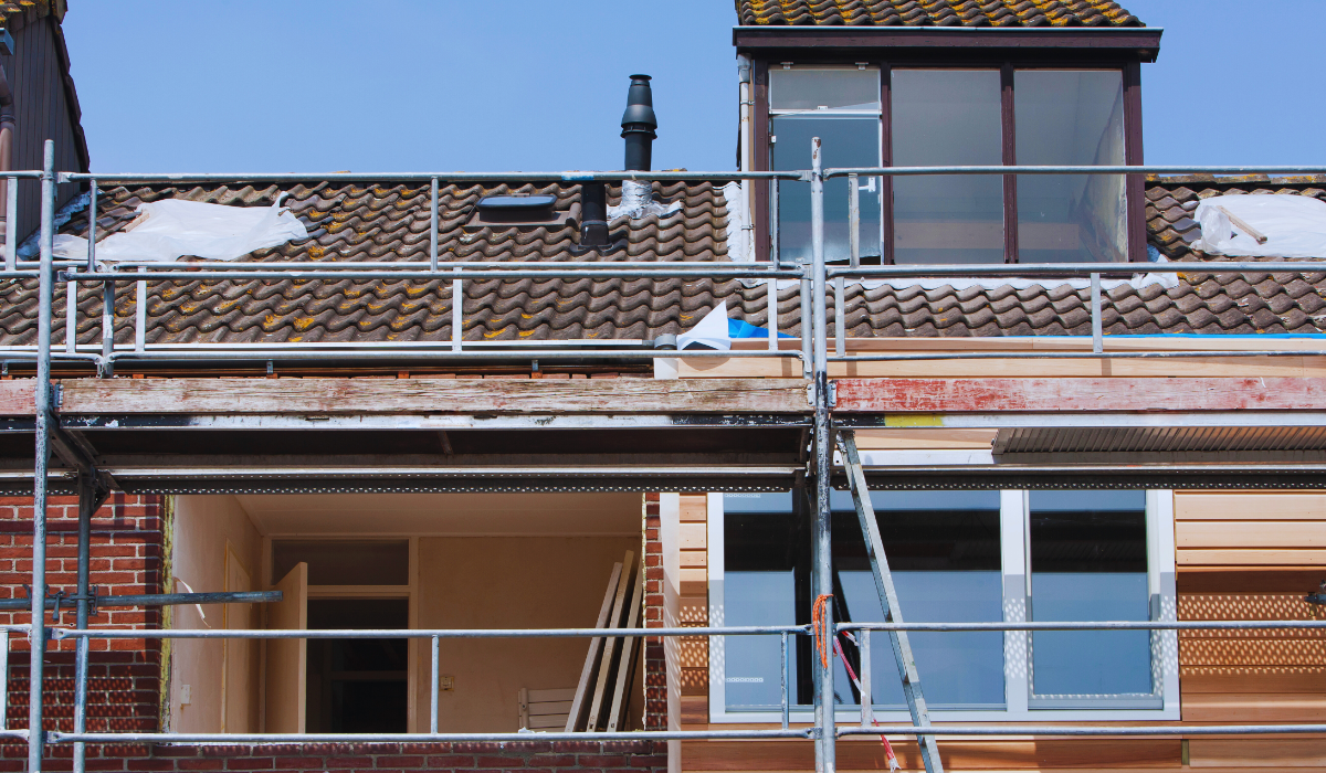 home being renovated in the Netherlands
