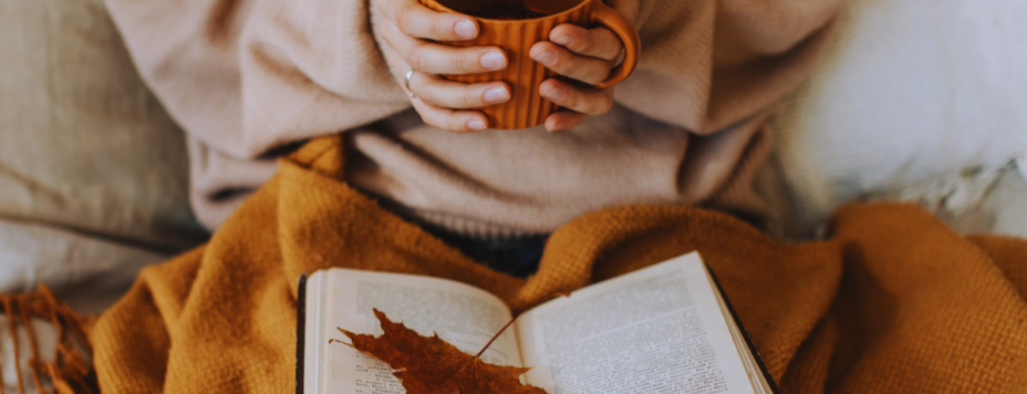 An introvert in the Netherlands at home reading