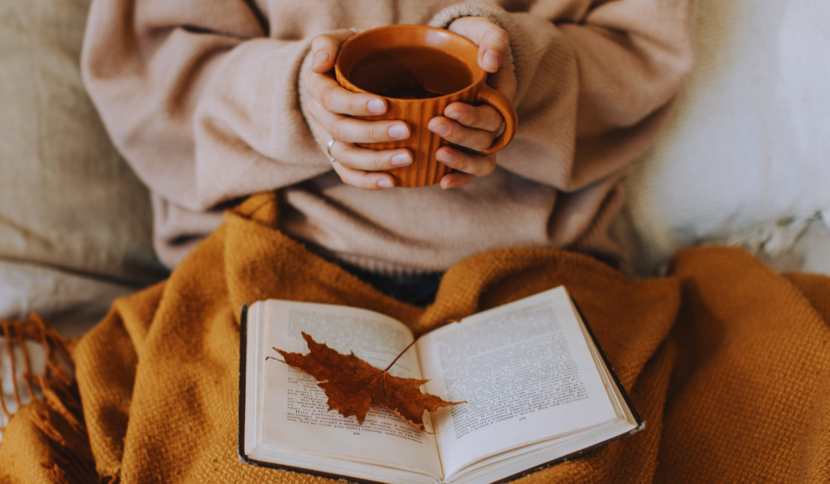 An introvert in the Netherlands at home reading