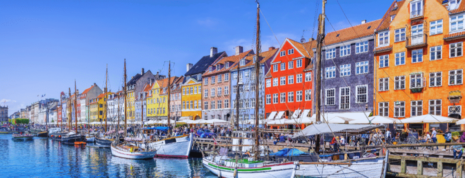 Downtown copenhagen during the day