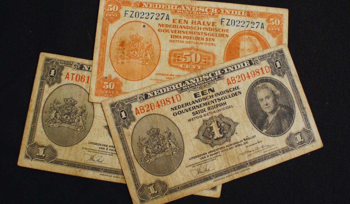 WWII era Dutch East Indies currency