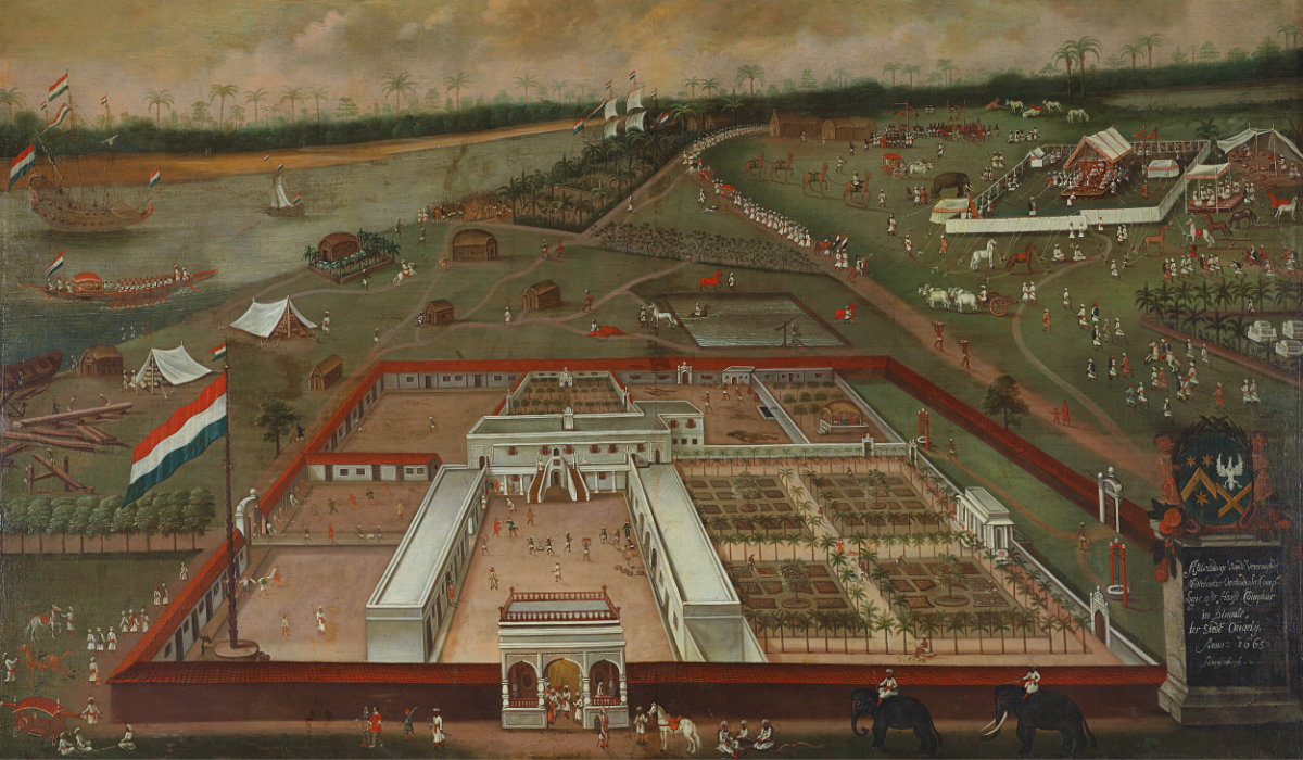 Dutch VOC trading post in Bengal, India