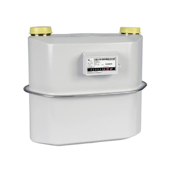 An image of an old Dutch gas utility meter