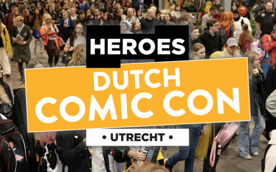 A graphic image of Dutch Comic Con 2026