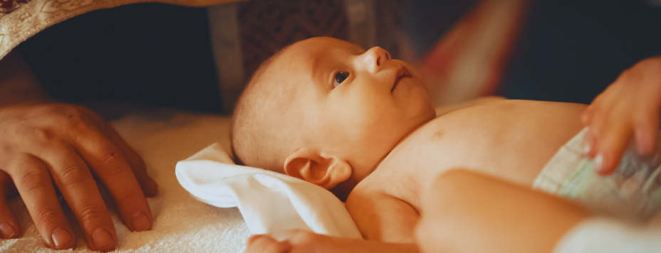 A portrait of a newborn baby in the Netherlands