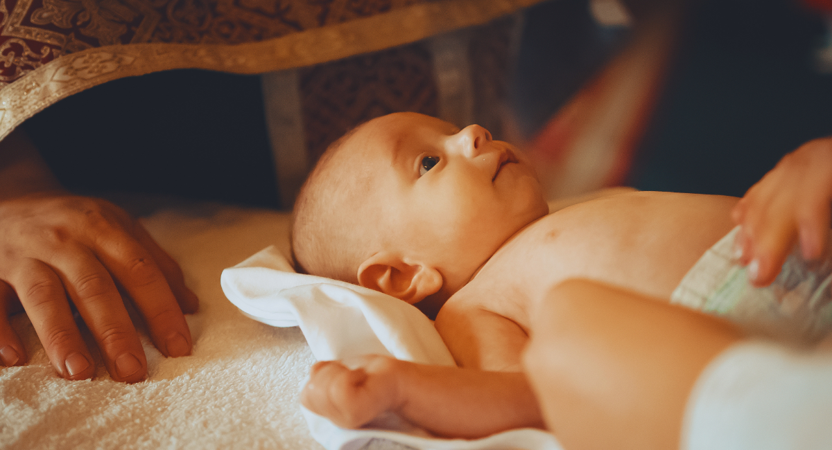 A portrait of a newborn baby in the Netherlands
