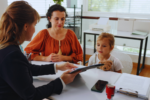 Social worker explaining the adoption process in the Netherlands