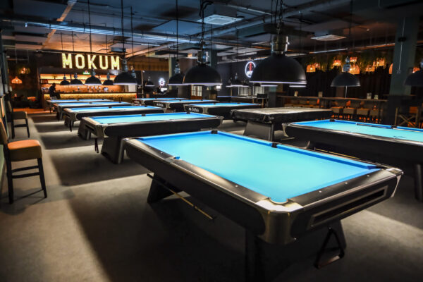 interior of mokum pool hall in amsterdam