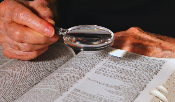 Man reading the fine print of the 2027 Dutch Tax Plan
