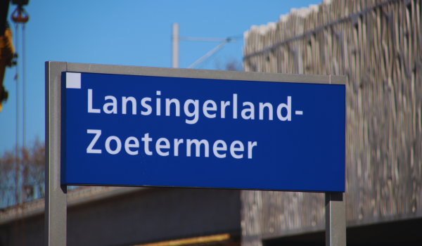 Name sign for Lansingerland-Zoertermeer